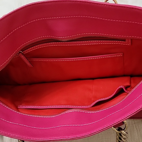 🌞H.P.🌞Dooney Bourke Pink w Gold Chain Handles - Picture 5 of 9